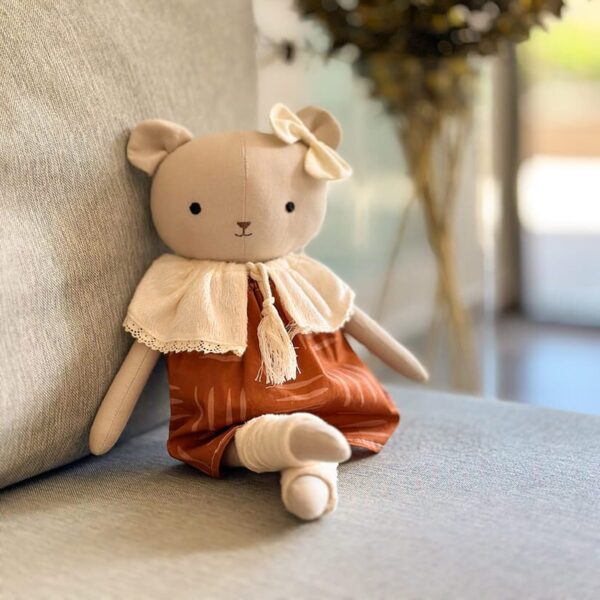Ursa de pano para bebes