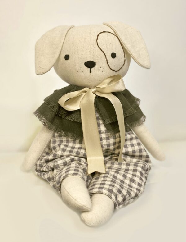 Boneco de Pano Artesanal Cachorro 38 cm